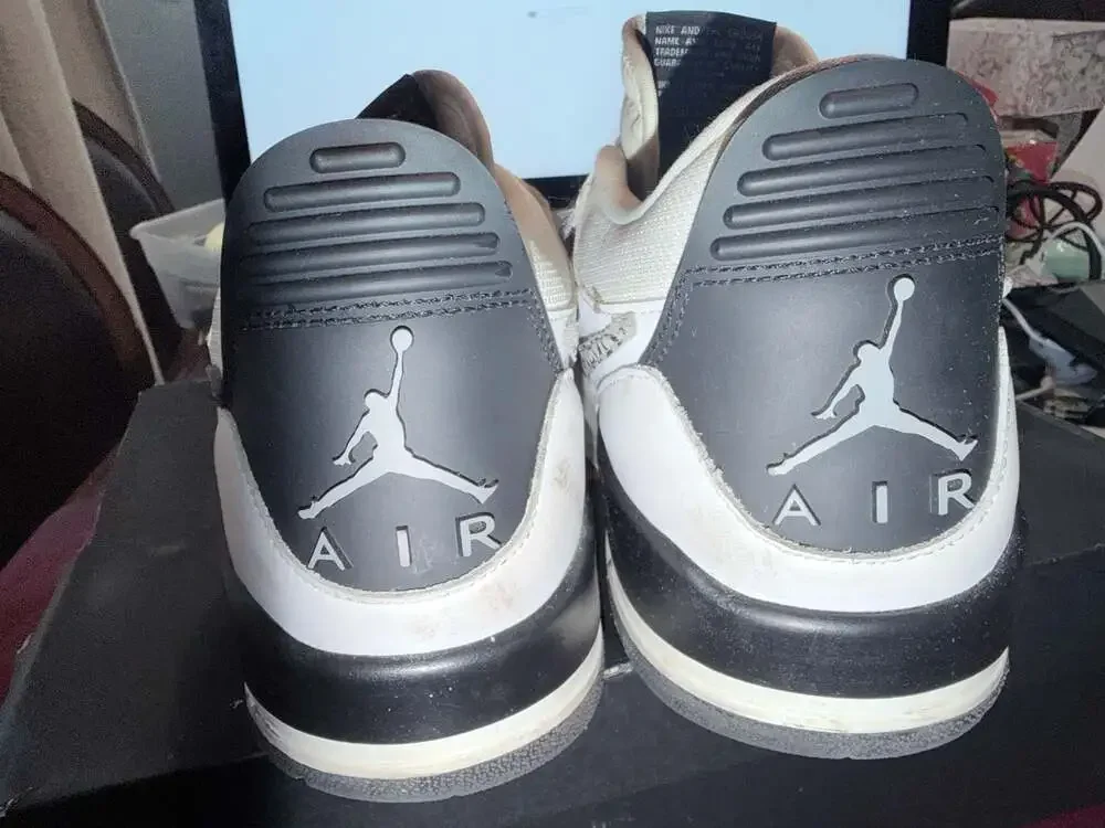 Nike Air Jordan Legacy 312 Low White Black Elephant Print Swoosh CD7069-110
